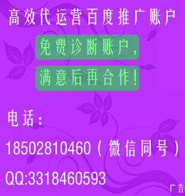 百度競價代運營